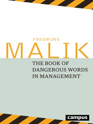 cover image of The Book of Dangerous Words in Management